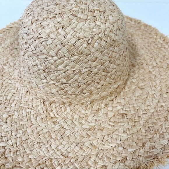Stoney Clover Lane Raffia Floppy Sun Hat - Picture 2 of 5
